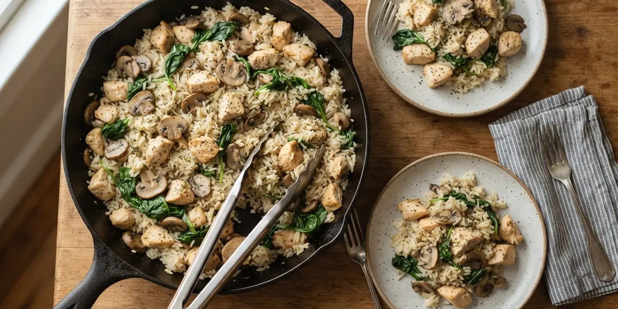 One pan chicken and rice